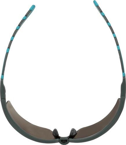 3M Schutzbrille S2002SGAF-BGR-EU EN 166 EN 170EN 172 Bügel grau/türkis,Scheibe grau