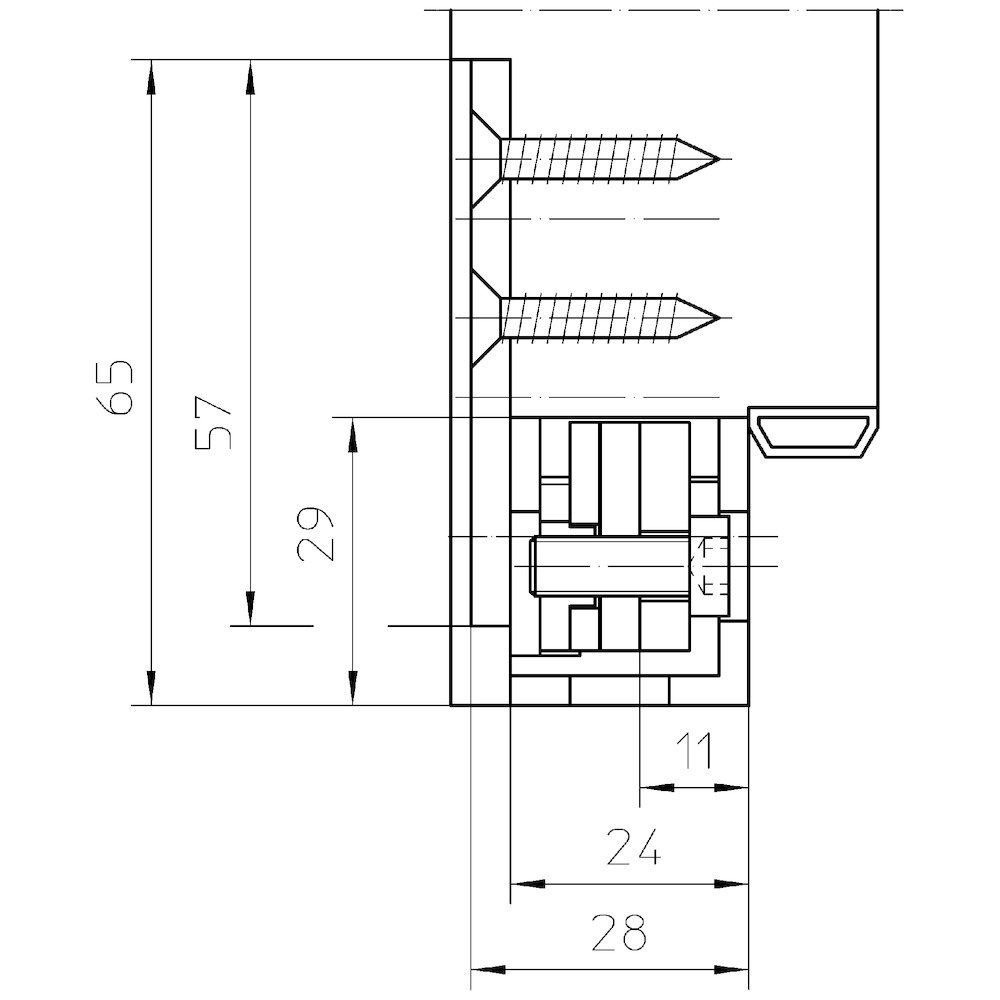 SIMONSWERK Abdeckwinkel für Aufnahmeelement VARIANT® VX 2560 KR N, SIMONSWERK Abdeckwinkel für Aufnahmeelement VARIANT® VX 2560 KR N,