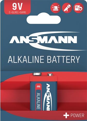 ANSMANN Batterie 9 V 6LP3146-E Block 550 mAh 6LP3146 4922 1 St./Bl.ANSMANN