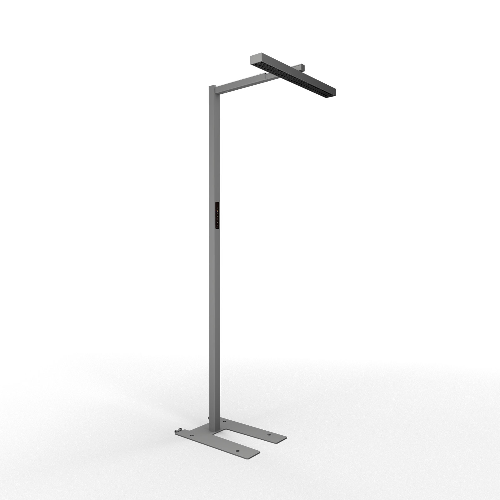 BMB UPLIGHT One BF Intelligente Stehleuchte, Weißaluminium, RAL 9006