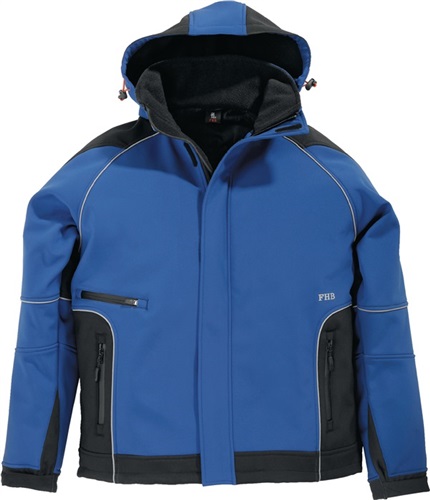 FHB Softshelljacke WALTER Gr.XXL royal/schwarz