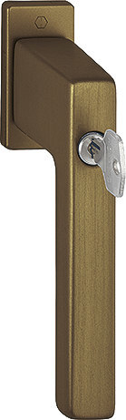 HOPPE® Fenstergriff absperrbar Austin 0769S/U959 100NM, mit Schrauben, Aluminium, 11852902