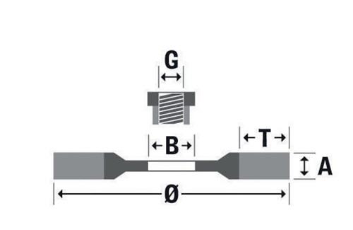 OSBORN Rundbürste D.125mm Drahtstärke 0,5mm 13mm 12500min-¹ OSBORN