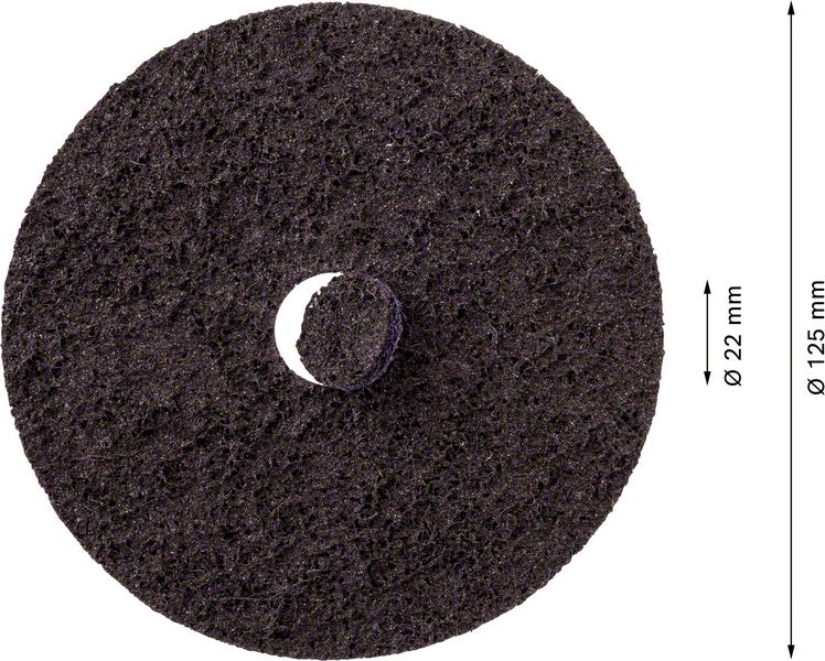 BOSCH EXPERT N477 SCM Scheibe für Winkelschleifer, 125 x 22 mm, grob, 25-tlg.. Für kleine Winkelschleifer