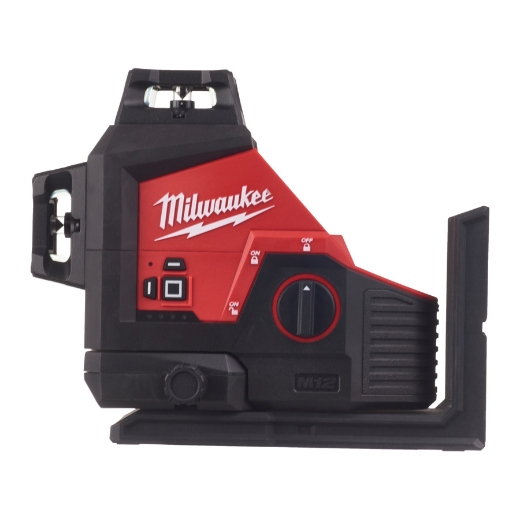MILWAUKEE M12™ Akku-Kreuzlinienlaser 3 x 360° M123PL-0C