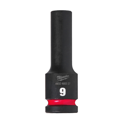 MILWAUKEE 9 x 78 mm SHOCKWAVE Schlagnuss 1/2" lang
