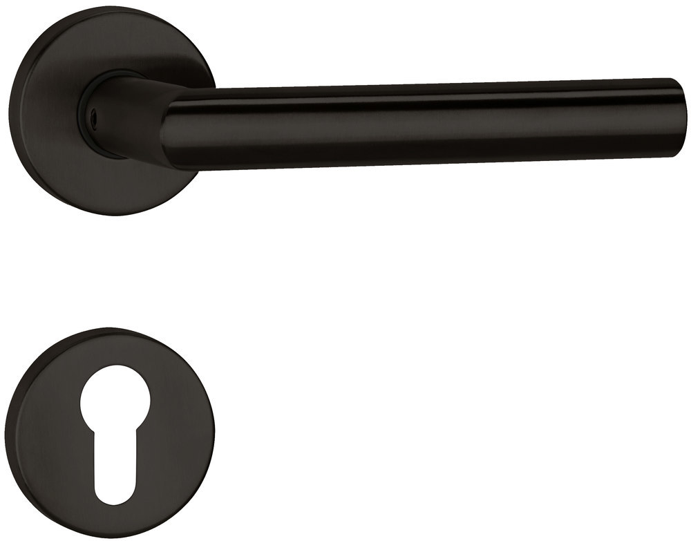 HERMAT Wechselgarnitur mit Rosetten BASIC 02 1802/2036.K/3127, Edelstahl