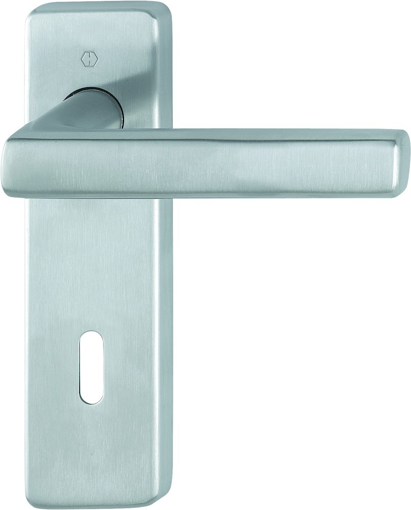 HOPPE® Drückergarnitur mit Kurzschild Dallas E1643/202KH, Edelstahl, 10721792