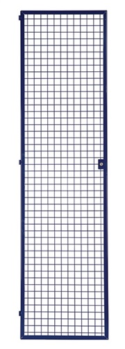 Nordwest Gittertür LOGS 240 H1970xB540mm blau RAL 5022 abschl.LOGS