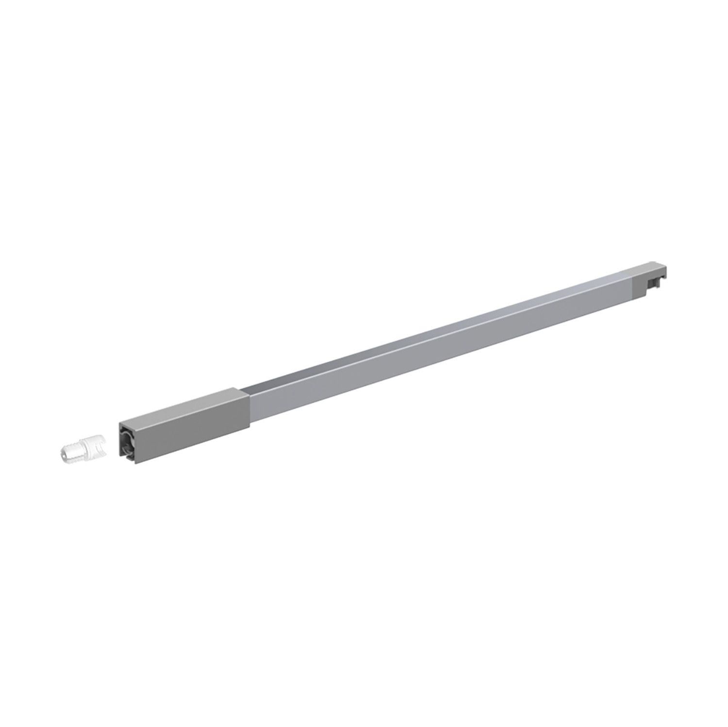 HETTICH Längsreling InnoTech Atira, 470 mm, links, silber, 9194530