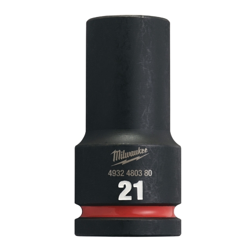 MILWAUKEE 21 x 90 mm SHOCKWAVE Schlagnuss 3/4" lang