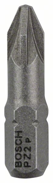 BOSCH Schrauberbit Extra-Hart PZ 2, 25 mm, 100er-Pack