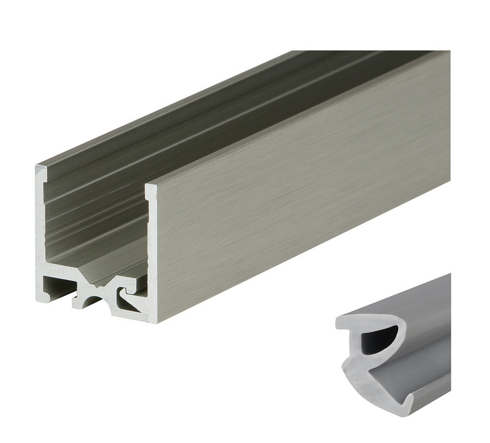 HERMAT Trennwand-Deckenprofil 6951, Aluminium