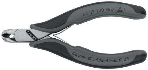 KNIPEX Elektronikvornschn.L.120mm Form 3 Facette ja,kleine spiegelpol. KNIPEX Elektronikvornschn.L.120mm Form 3 Facette ja,kleine spiegelpol.