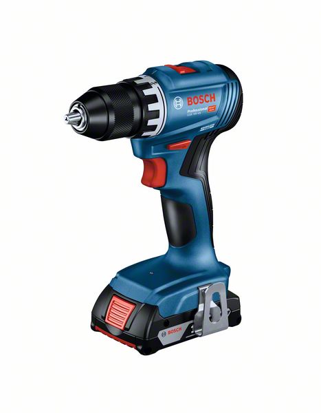 BOSCH Combo Kit 2-tlg. 18V: GSR 18V-45 + GBH 18V-22 + 2 x Akku 4.0Ah, Schnellladegerät