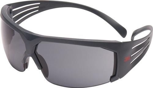 3M Schutzbrille SecureFit™-SF600 EN 166 Bügel grau,Scheibe grau PC 3M
