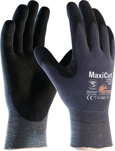 ATG Schnittschutzhandschuhe MaxiCut Ultra 44-3745HCT Gr.8 blau/schwarz EN 388 PSA II