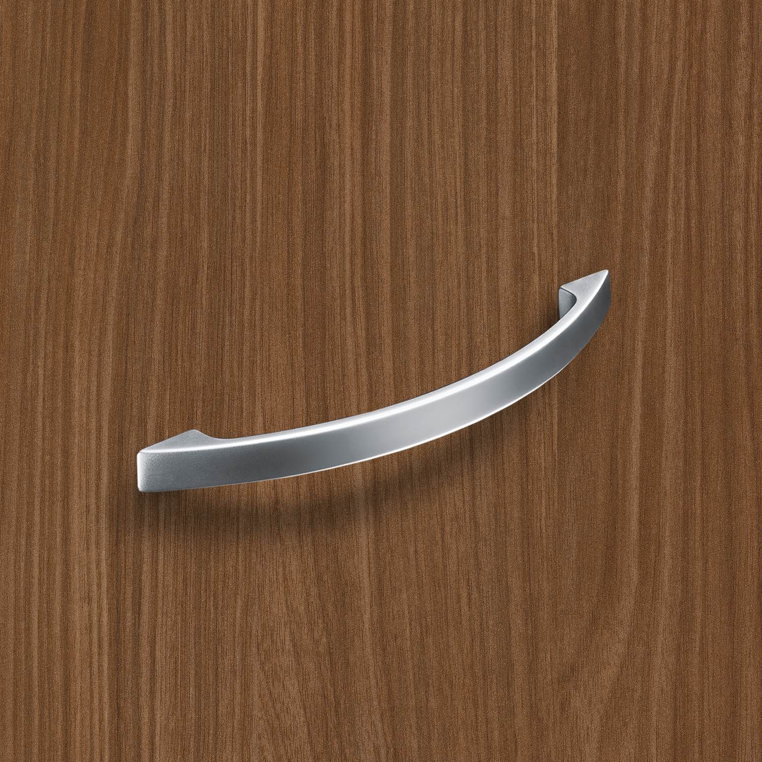 HETTICH Griff Tolosa, •–• 128, L 157 mm, B 10 mm, H 28 mm, Verchromt matt, 9112909 HETTICH Griff Tolosa, •–• 128, L 157 mm, B 10 mm, H 28 mm, Verchromt matt, 9112909