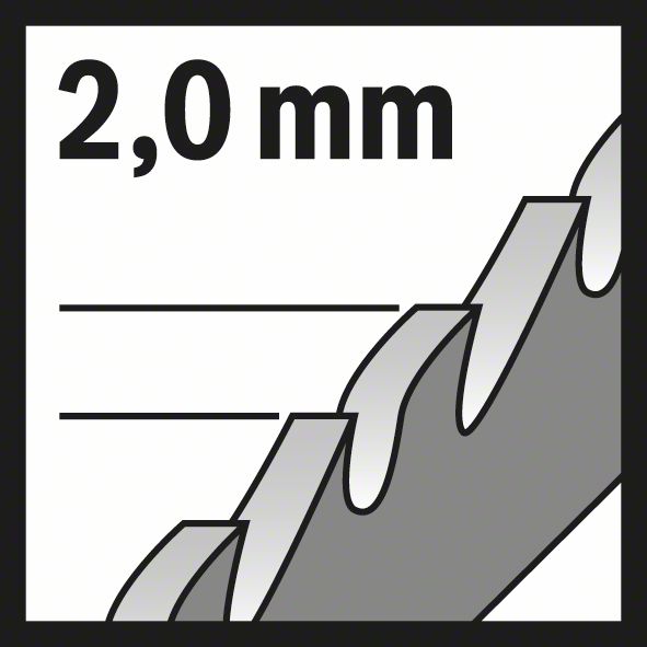 BOSCH Stichsägeblatt T 321 BF Speed for Metal, 3er-Pack