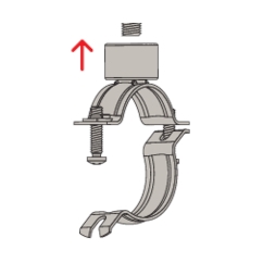 FISCHER Rohrschelle FRSN Triple 83-91