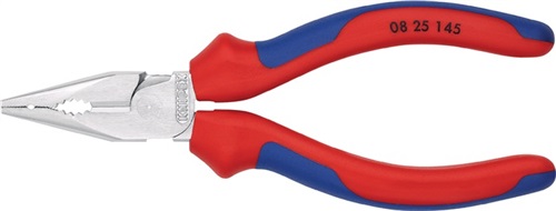 KNIPEX Spitzkombizange L.145mm Mehrkomp.-Hülle verchr.KNIPEX