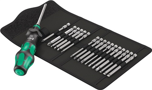 WERA Bitsortiment KK Turbo Imperial 1 19-tlg.Schlitz/PH/TORX®/6Kt./4Kt.WERA