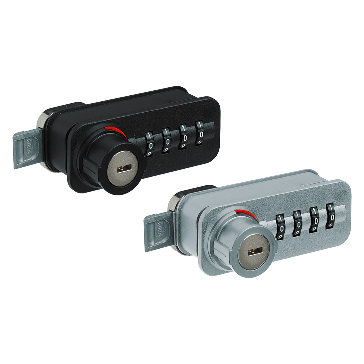 HETTICH Zahlenschloss mit Schnäpper, LAD, Chrom Optik, 9206800