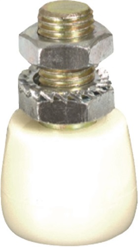 Führungsrolle Stahl verzinkt, gelb Kunststoffrolle HELM