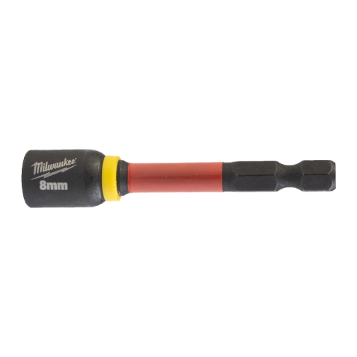 MILWAUKEE 8,0 x 65 mm, M5 magnetisch SHOCKWAVE Steckschlüssel 1/4"