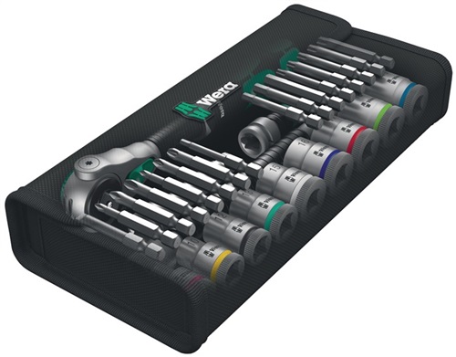 WERA Steckschlüsselsatz Zyklop Speed 29-tlg.3/8 Zoll SW 8-19mm Z.72 6KT WERA WERA Steckschlüsselsatz Zyklop Speed 29-tlg.3/8 Zoll SW 8-19mm Z.72 6KT WERA