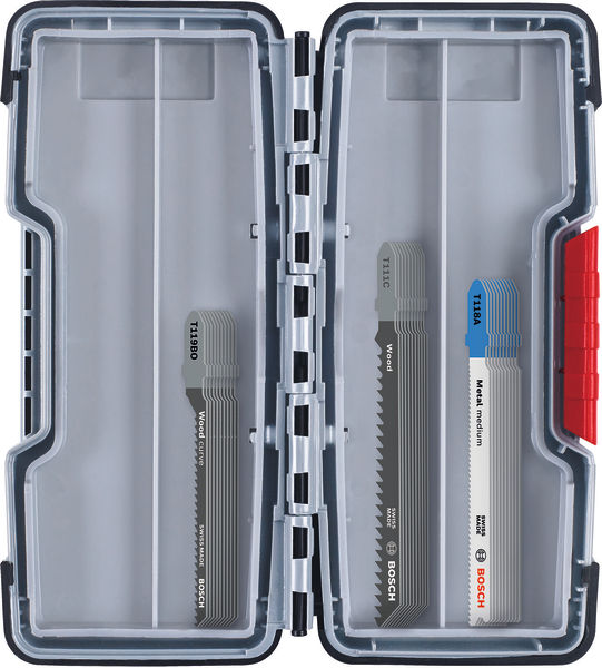 BOSCH Stichsägeblatt-Set Wood and Metal, 30-teilig, Einnockenschaft