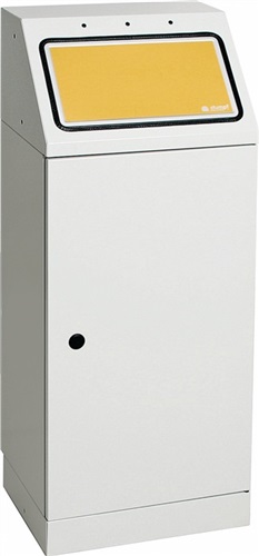 STUMPF Wertstoffsammler 45l H1000xB400xT300mm lichtgrau lichtgrau,RAL 7035 stationär