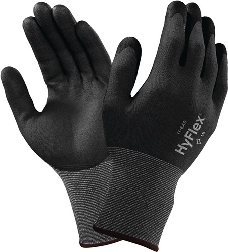 ANSELL Handschuhe HyFlex 11-840 Gr.11 schwarz/grau Nylon-Spandex EN 388 Kat.II