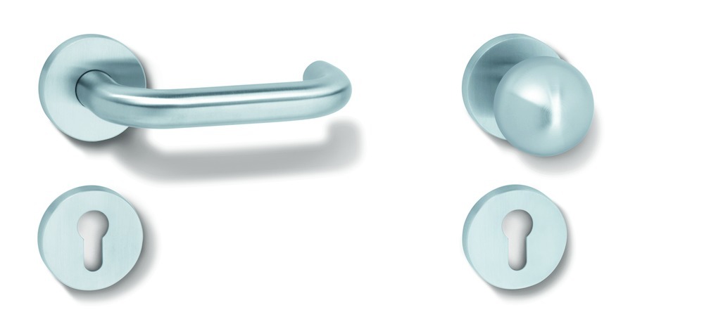 HEWI Wechselgarnitur mit Rosetten 111XAH03.139, VK 8 mm, Edelstahl, 111XAH03.139