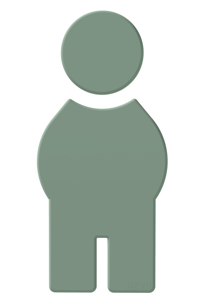 HEWI Hinweisschild Herren 801.91.010, Polyamid, 801.91.010 95