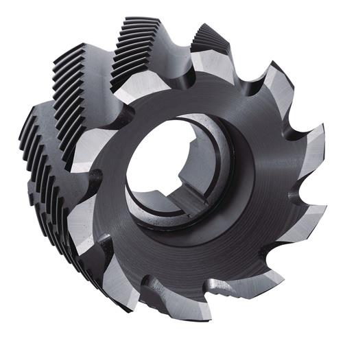 TECWERK Walzenstirnfräser DIN 1880 Typ NR D.40mm HSS-Co5 TiCN Z.7 TECWERK