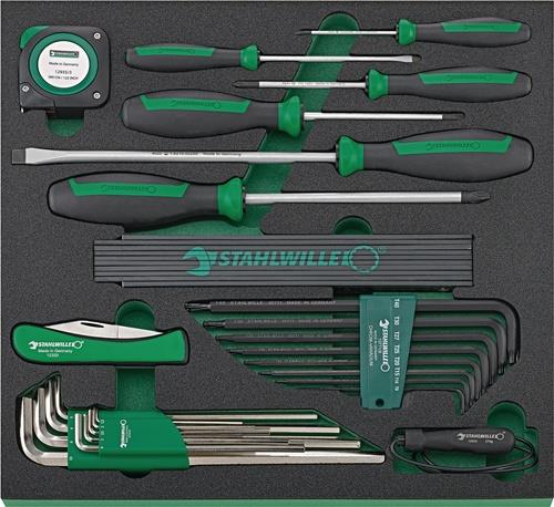 STAHLWILLE Werkstattwa. 93/157QR B877xT481xH1000mm 500kg 6 Schubl.157tlg.Stahlbl.STAHLWILLE STAHLWILLE Werkstattwa. 93/157QR B877xT481xH1000mm 500kg 6 Schubl.157tlg.Stahlbl.STAHLWILLE