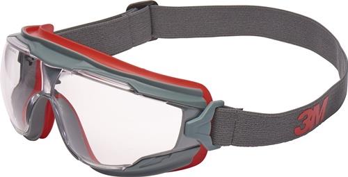 3M Vollsichtschutzbrille GoggleGear™ 500 EN 166, EN 170 Rahmen grau,Gläser klar