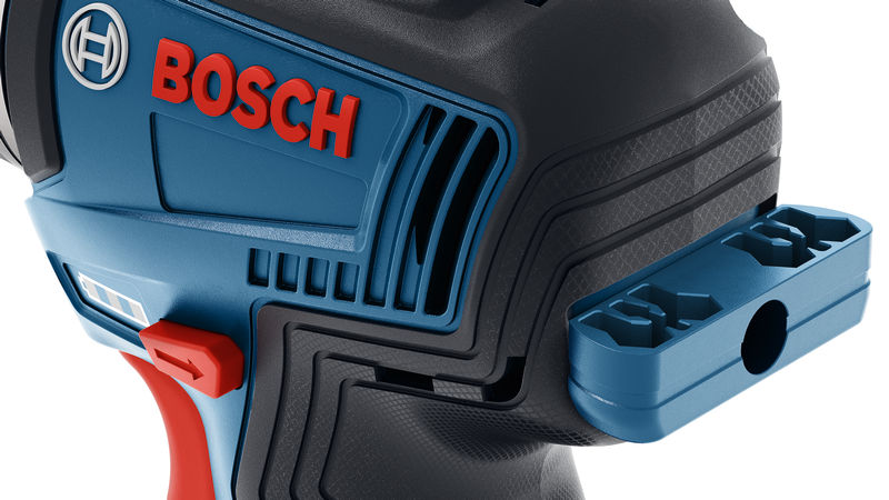 BOSCH Akku-Bohrschrauber GSR 12V-35 FC, mit 2 x 3.0 Ah Li-Ion Akku, 4 Aufsätze, L-BOXX