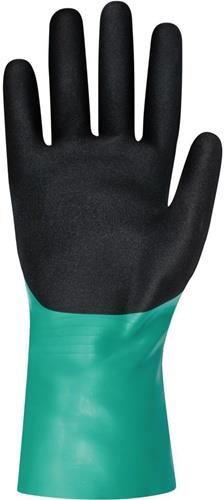 STRONGHAND Chemiehandschuhe CLARINGTON Gr.10 grün/schwarz EN 407/EN 388/EN 374