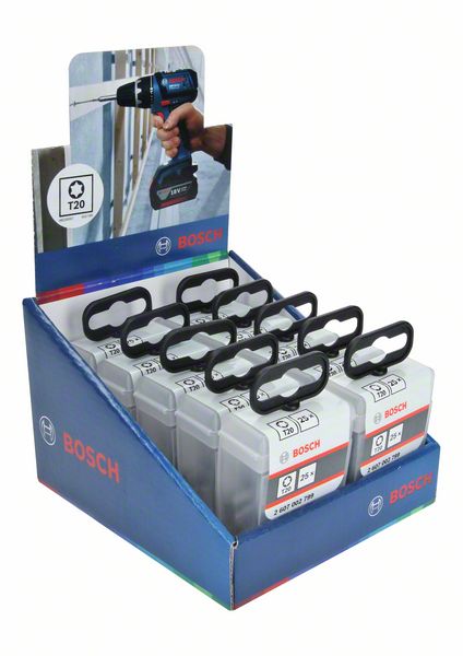 BOSCH Schrauberbit Extra-Hart T20, 25 mm, 25er-Pack