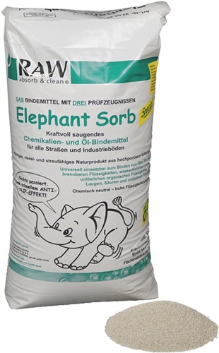 RAW Chemikalien- u.Ölbindemittel "R" Elephant Sorb Spezial Inh.40 l/ca.15kg RAW