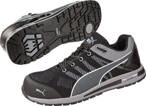PUMA Sicherheitsschuh Elevate Knit BLACK LOW Gr.44 W.11 schwarz/grau S1PS ESD HRO SR PUMA Sicherheitsschuh Elevate Knit BLACK LOW Gr.44 W.11 schwarz/grau S1PS ESD HRO SR