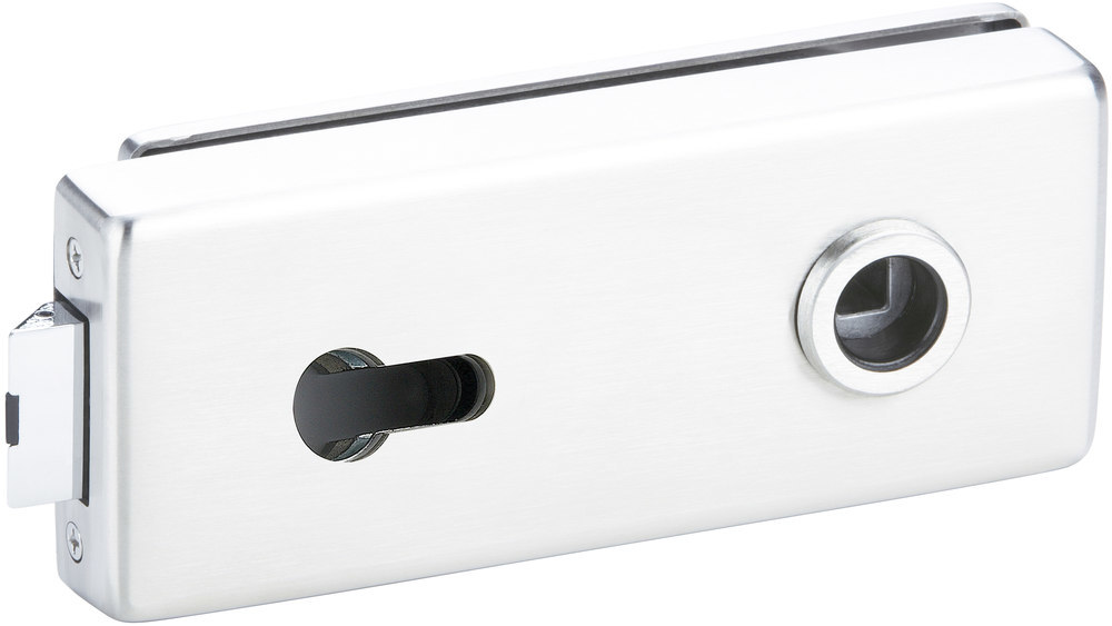 HERMAT Ganzglastürschloss GENOVA 6083, Aluminium