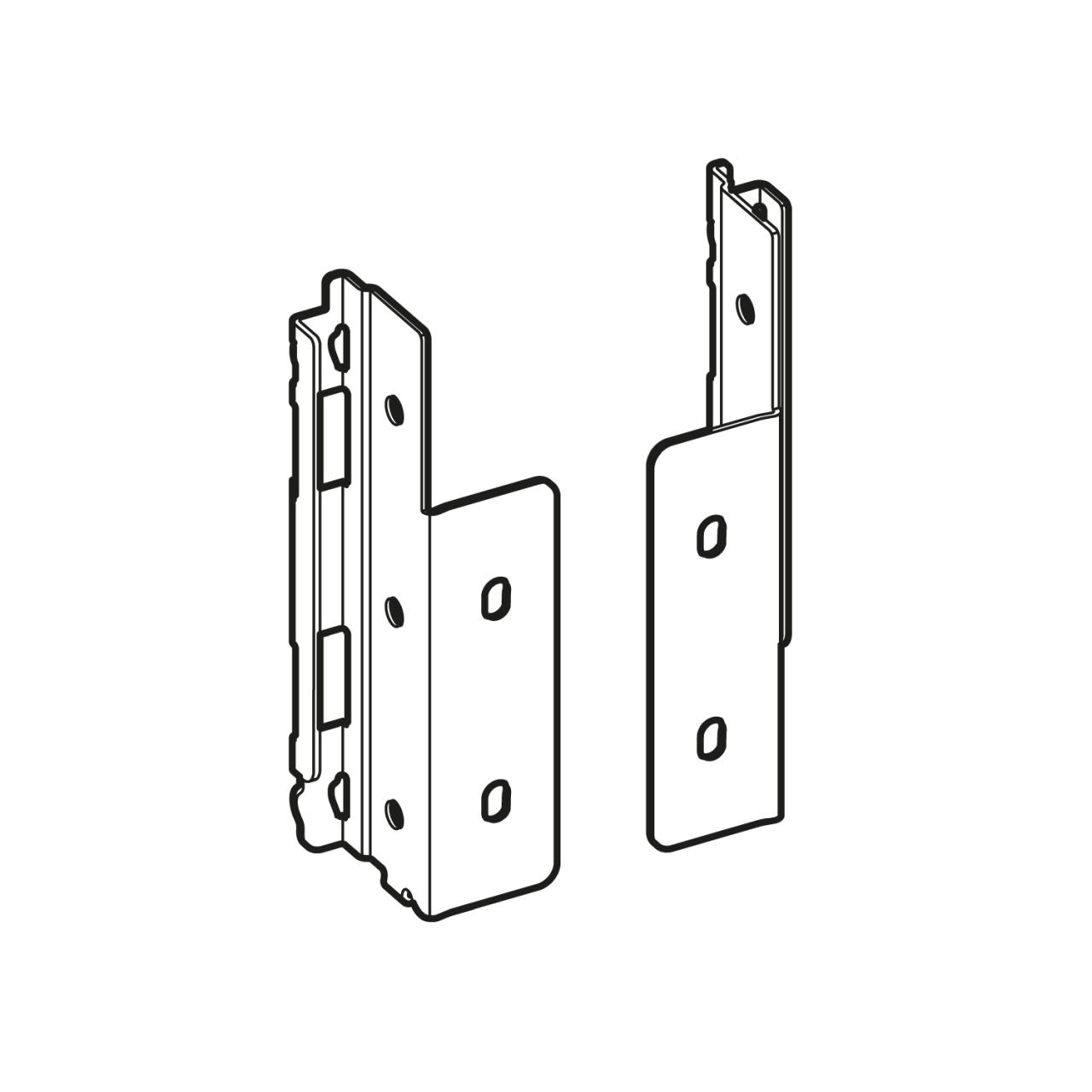 HETTICH AvanTech YOU Verbinder für Rückwandprofil, Systemhöhe 139 , anthrazit, rechts, 9257693