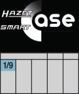 HAZET Steckschlüsselsatz 986/9/986/9N 9-tlg.SW 5/6/7/8/10/12/14/17/19mm