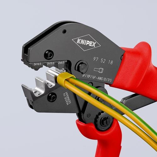 KNIPEX Crimpzange L.250mm 2x6,2x10,2x16 (AWG 2x10,2x7,2x5) mm² KNIPEX KNIPEX Crimpzange L.250mm 2x6,2x10,2x16 (AWG 2x10,2x7,2x5) mm² KNIPEX