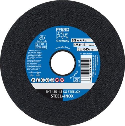 PFERD Trennscheibe SG STEELOX D150x1,6mm ger.INOX Bohr.22,23mm PFERD