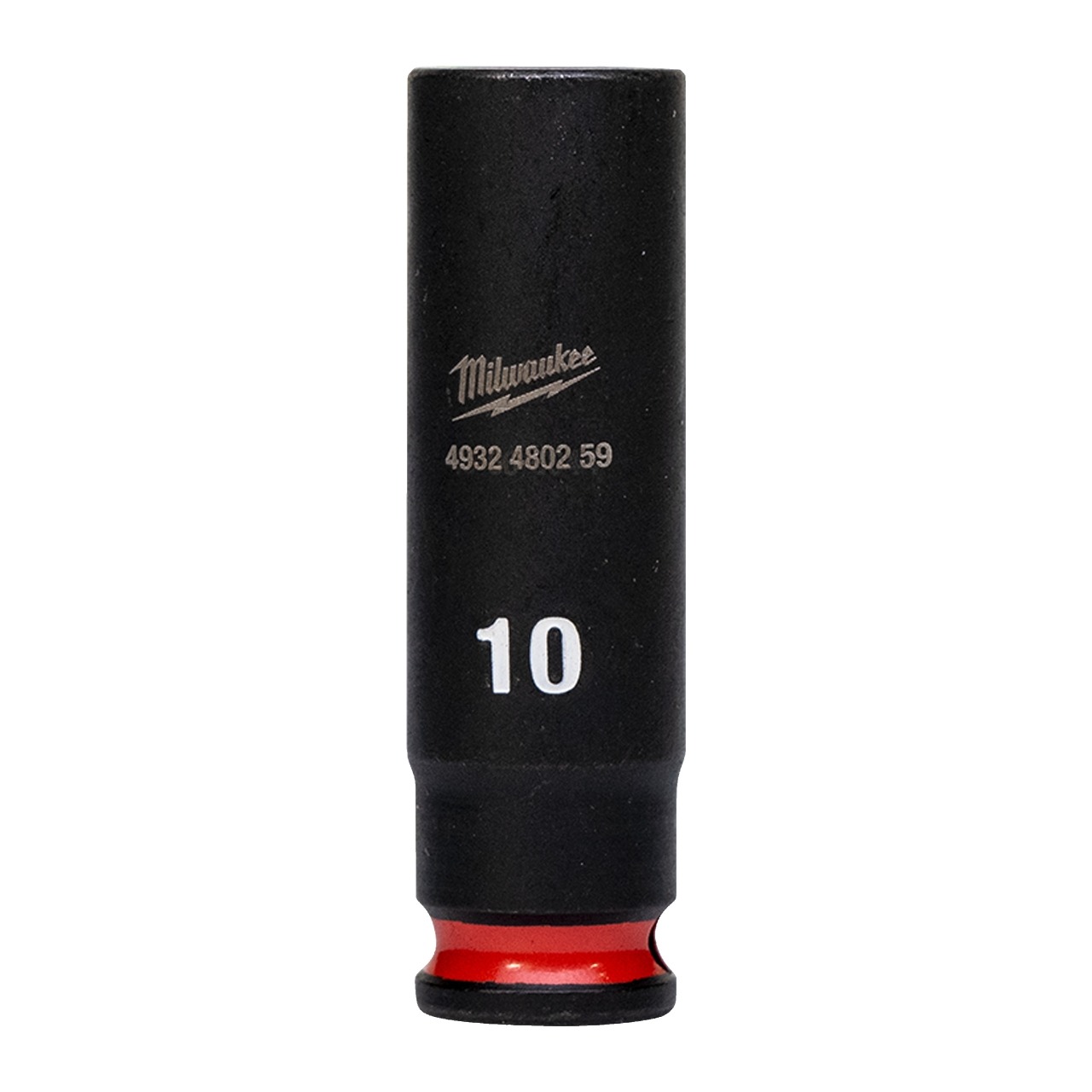 MILWAUKEE 10 x 50 mm SHOCKWAVE Schlagnuss 1/4" lang