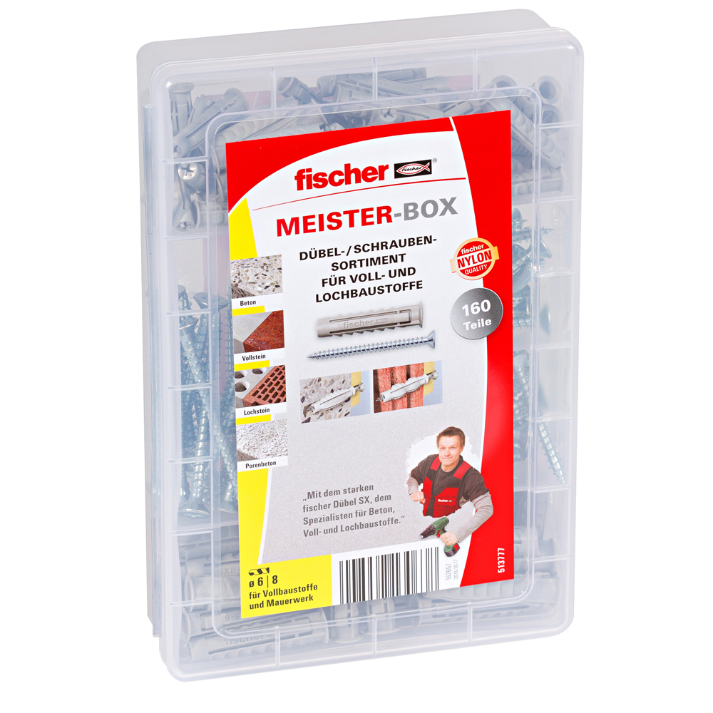 FISCHER Meisterbox - Dübel SX Plus + S (160)